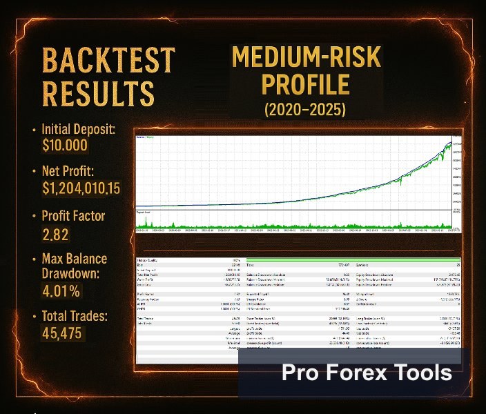 Burning Grid MT5 chart 3