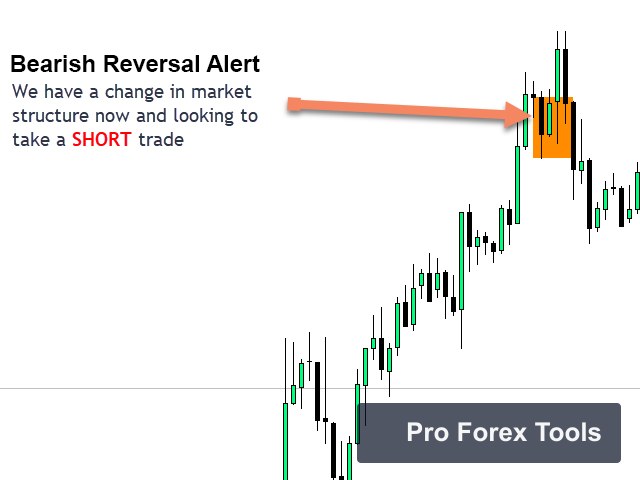 Market Reversal Alerts MT4 chart 2